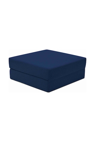 Nura Serisi Minder Şık Ve Konforlu Oturma Alanları İçin Çok Amaçlı Minder 100x100x18 Mavi