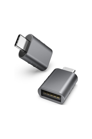 Usb-c To Usb 3.0 Adaptör 2 Li Set Kompakt Uzay Grisi Dönüştürücü Pratik Seti