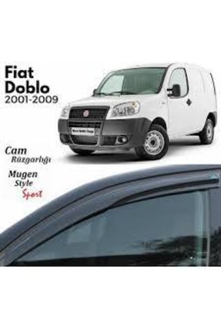 Doblo 1 Cam Rüzgarlığı Piano Black