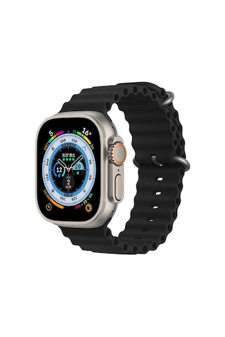 Watch 7 41mm Uyumlu Krd-75 Uyumlu Khl Kordon Siyah