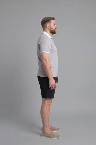 Defacto Regular Fıt Polo Yaka Kısa Kollu Polo Tişört H2054ax26spgr210 Gri-gr210