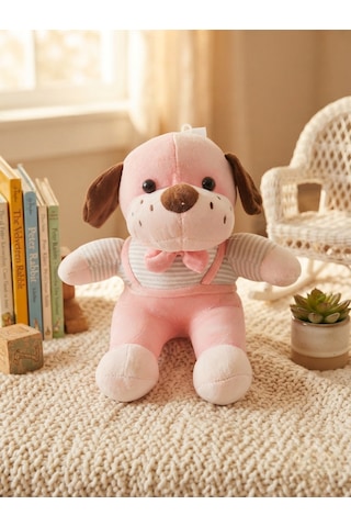 Peluş Köpek -pudra Pembe-35 Cm Pudra Pembesi