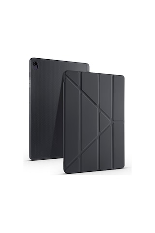Samsung Galaxy Uyumlu Tab S11 Ultra X930 14.6 İnç Katlanabilir Kalemlikli Standlı Akıllı Kılıf Kapaklı Kılıf
