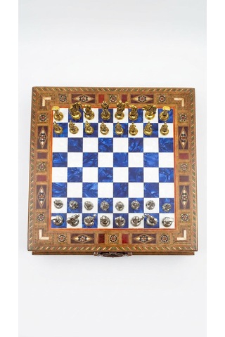 Roma Azure - Chess Set