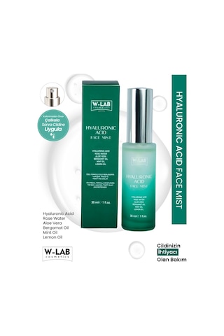 W-Lab Cosmetics Hyaluranic Acid Face Mist 30 Ml