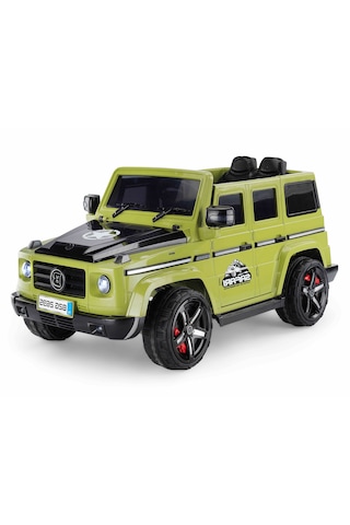 Baby2go 2695 Safari Akülü Araba 12 Volt / Yeşil Yeşil