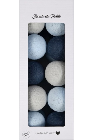 Stylish Blue Işıklı Top Dekoratif Aydınlatma