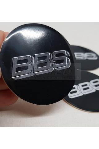 Jant Göbeği Arma Bbs 80Mm Büyük Alüminyum Yapıştırma 4'Lü Siyah