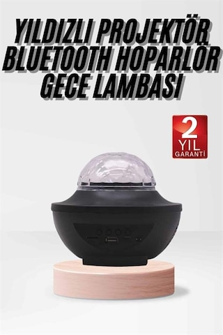 Çok Renkli Projektör Lamba Disko Topu Gece Lambası Kablosuz Beyaz 23198335