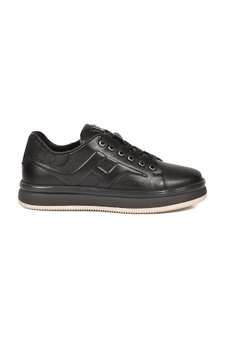 Voyager Siyah Hakiki Deri Erkek Casual Sneaker Memory Taban Premium Casual Ayakkabı M030 M