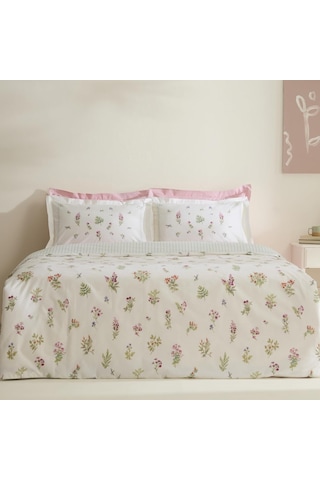 Home Le Mans%100 Pamuk Çift Kişilik Nevresim Takımı Pembe Diğer