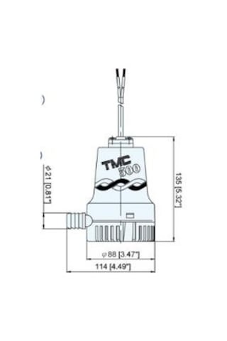 Tmc Sr12104 Sintine Pompası 12v 500 Gph
