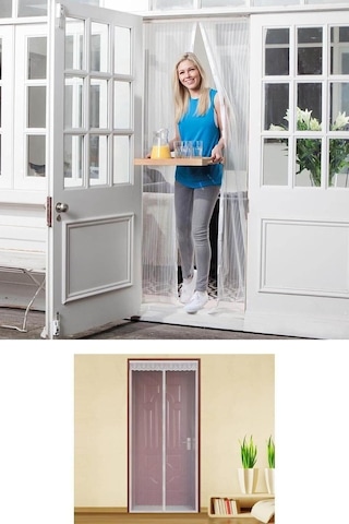 Mıknatıslı Kapı Sinekliği Tül Perde 105 X 205 Cm 5122