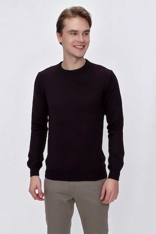 Morven Basic Dinamik Fit Rahat Kesim Bisiklet Yaka Triko Kazak 99kc017005309 Mor