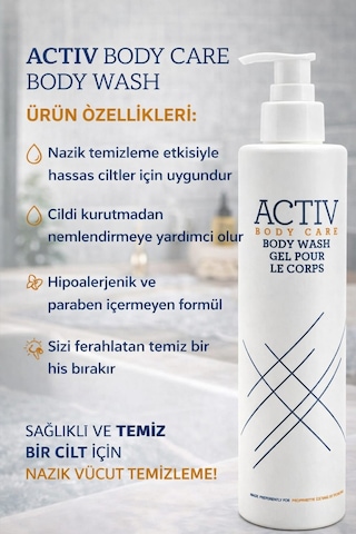 Actıv Body Care Nemlendirici Duş Jeli 360 ML