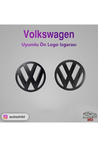 Volkswagen Uyumlu Ön Logo Izgarası V2