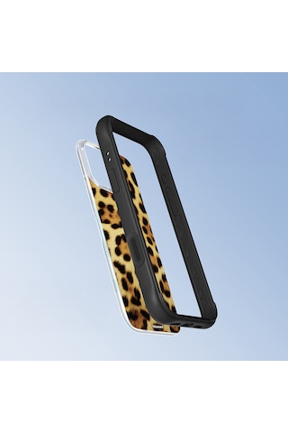 Apple iPhone 16 Pro Max Uyumlu Kılıf M-safe Şarj Özellikli Youngkit Leopard Serisi Kapak Kahverengi