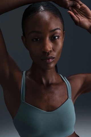 Nike Zenvy Strappy Padded Womens Bra Pedli Kadın Spor Sütyeni Mavi