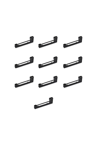 Leasetake 10 Adet Siyah Taksi Şerit Kartuş Bant Erc-05 Erc05 Epson M150 M-150ıı M1500ıı M150ıı Ec7000 150ıı M-150 Iı İçin Uygun