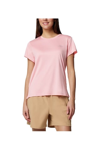 Columbia Bluevista Hill Short Sleeve Crew Kadın Tişört C-colal3349b30669 Pembe