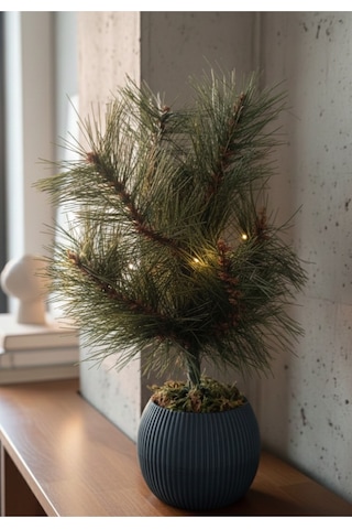 Masaüstü Dekoratif Mini Nordic Çam Ağacı 37 Cm Yeşil