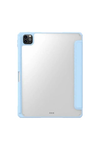 Baseus Minimalist Apple İpad Uyumlu Pro 13" Tablet Kılıfı - Mavi Kapaklı Kılıf