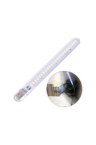 Taşınabilir Mini USB 24 LED Beyaz Lamba 5730 SMD Kamp Stick Led