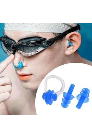 Periboia Silikon Su Geçirmez Kulak &amp Burun Tıkacı