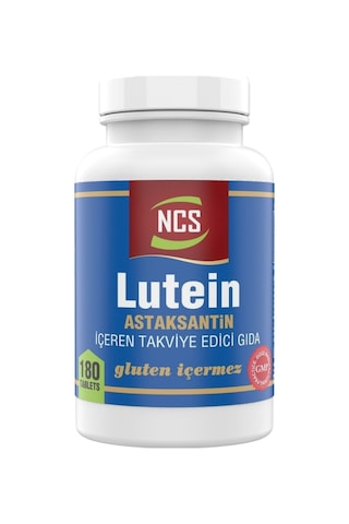 Lutein 15 Mg Astaxanthin 180 Tablet Biotin 180 Tablet Çinko