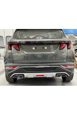 Hyundai Tucson Arka Tampon Koruması Difüzör 2021+