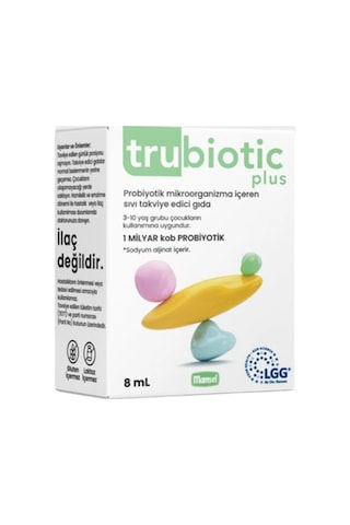 Trubiotic Plus Probiyotik Damla 8 Ml-2427 Trubiotic Plus Probiyotik Damla 8 Ml-2427