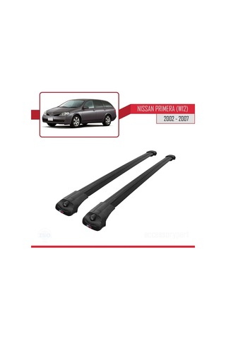 Nissan Primera W12 2002-2007 Arası İle Uyumlu Ace-1 Ara Atkı Tavan Barı Siyah