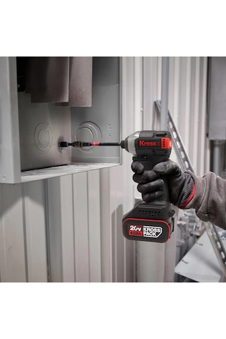 Kress KUB61.91 20 V 230 Nm Kömürsüz Şarjlı Otomatik Darbe Ayarlı Tornavida Akü Dahil Değildir