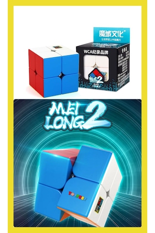 2x2 Moyu Speed Zeka Küpü Akıl Küpü Rübik Küp