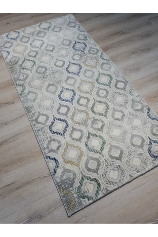 Armis Halı Ritim A353A Gri Mavi Halı Yolluk 100X200 Cm