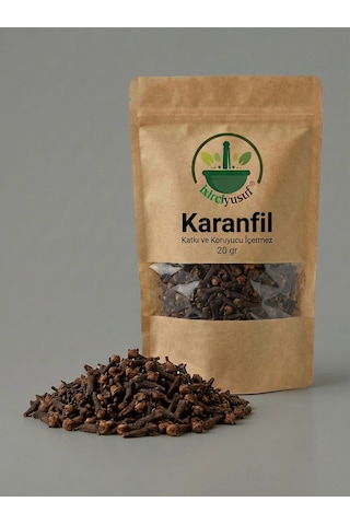 İxirciyusuf Karanfil Tane Karanfil Cloves Whole Cloves Syzygium Aromaticum Doğal Baharat 20 G