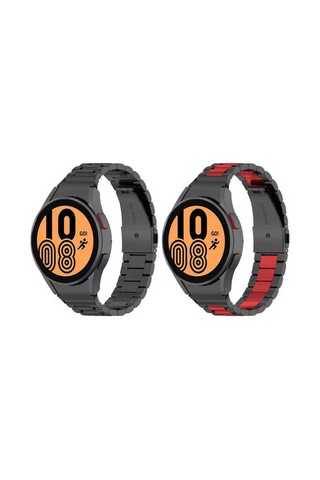 Samsung Uyumlu Galaxy Watch 4 44mm 20mm Metal Kordon Dönüştürücü Tbc- Rose Gold