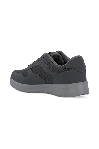 Slazenger Elıora I Büyük Beden Erkek Sneaker Ayakkabı Koyu Gri Koyu Gri