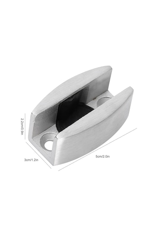 Geeroyoo 304 Paslanmaz Çelik Barn Kapısı Zemin Rehberi - Cam Kapıları Dengeleyici, Kayma Sorunu Önleyici, Dayanıklı Ve Kolay Kurulum