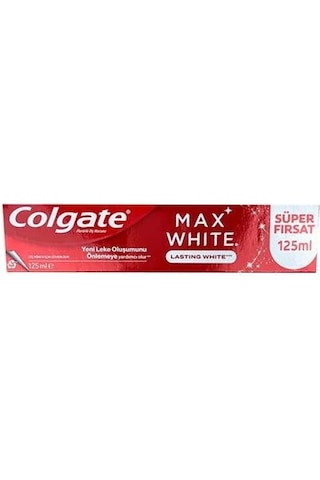 Colgate Max White Kalıcı Beyazlık Diş Macunu 125 Ml X 2 Adet Beyazlatma