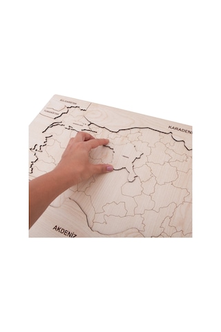 Doğal Türkiye Haritası Puzzle