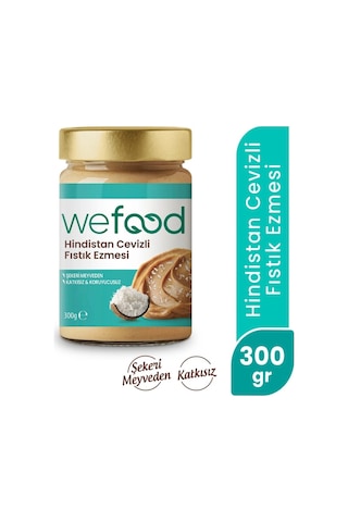 Wefood Hindistan Cevizli Fıstık Ezmesi 300 Gr 8683347036912