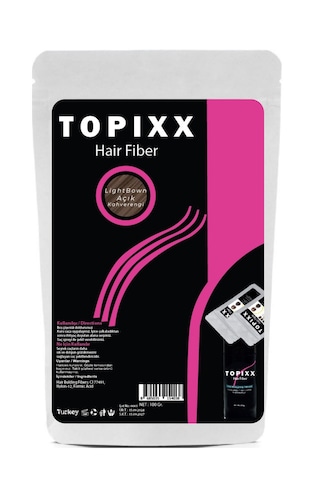 Topixx Hair Fiber 100 Gr. Saç Tozu Açık Kahve/light Brown Topik Ekonomik Boy Topixx Hair Fiber 100 Gr. Saç Tozu Açık Kahve/light Brown Topik Ekonomik Boy