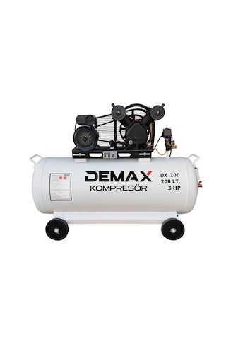 Pistonlu Hava Kompresörü 200 Lt 3 Hp Demax