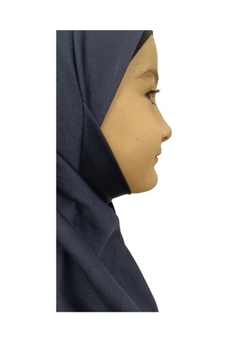 Dua İslamic Shop Kız Çocuk Tek Parça Namaz Elbisesi Lacivert