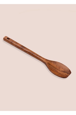 The Mia Natura Akasya Spatula 34x7 Cm Kahverengi
