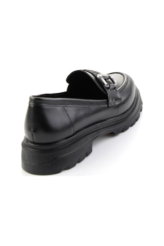 Bambi Siyah Kadın Loafer Ayakkabı K01997011109 Siyah