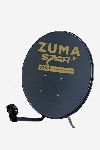 Zumastar 85cm 0.70mm Çanak Anten Siyah