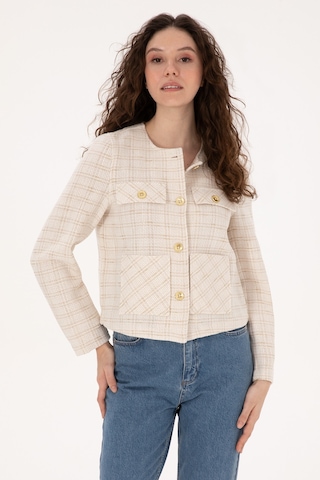 U.S. Polo Assn. Kadın Krem Ceket 50308757-VR256
