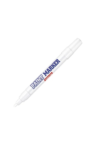 Beyaz Paint Marker Silinmez Yazı Lastik Metal Kalemi